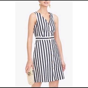 J. CREW Women sleeveless v-neck button down dress size 2